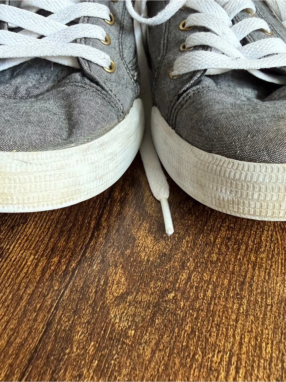 Macbeth vegan Gray Low-Top Canvas Men’s Sneakers